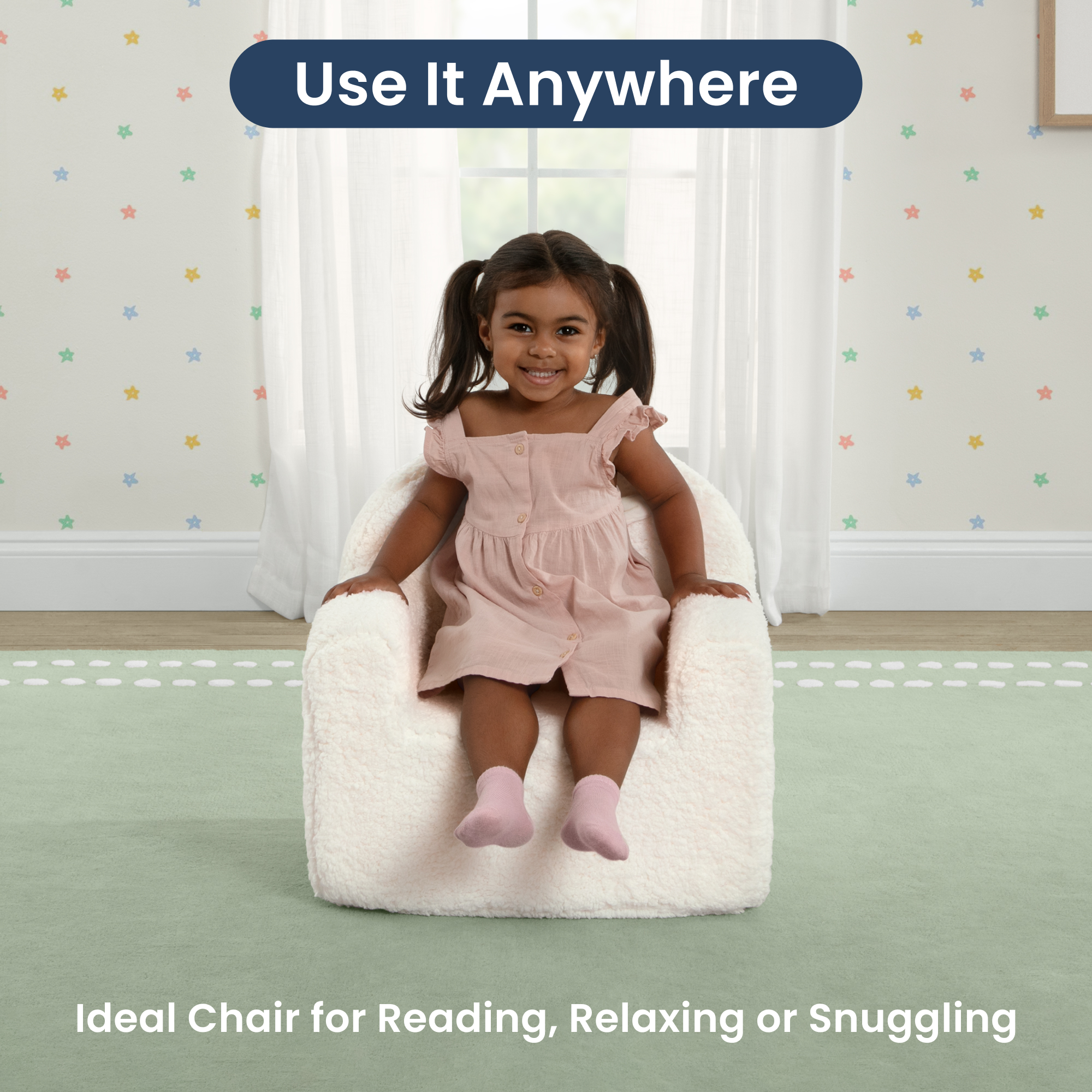 Counting Sheep Kids Foam Chair | Delta Children